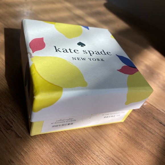 Kate Spade Necklace and Studs Boxed Set - Picture 2 of 3